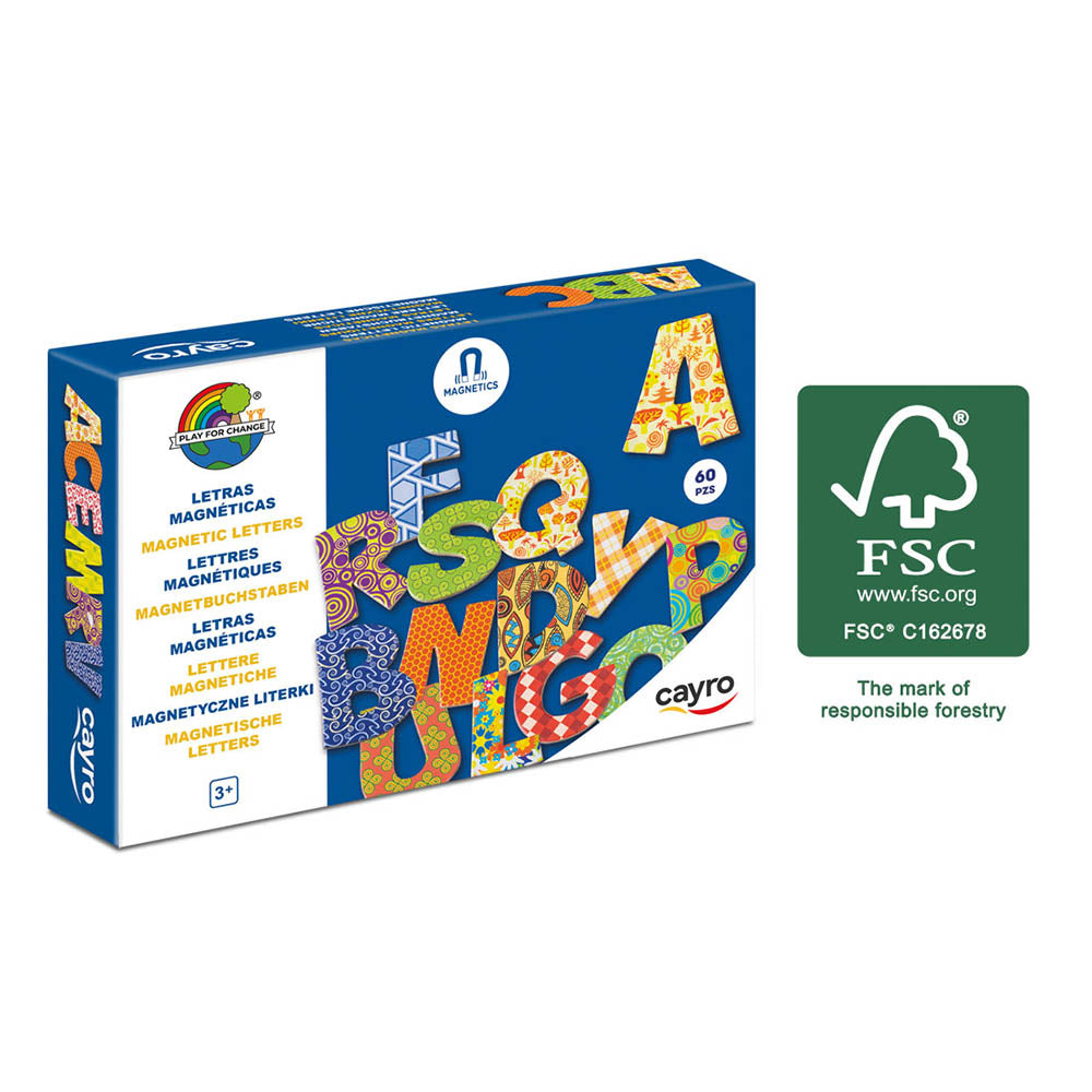Set litere magnetice pentru copii, 60 Piese – Cayro