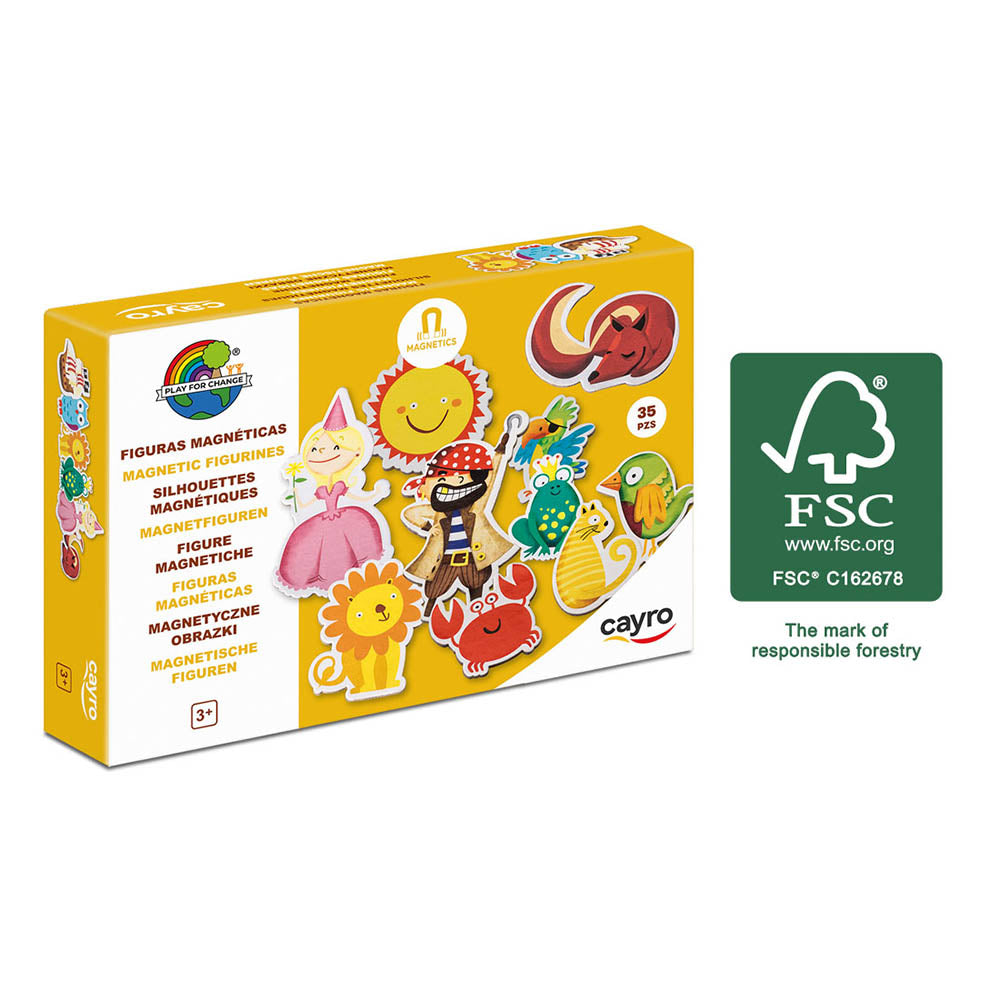 Set figurine magnetice pentru copii, 35 Piese – Cayro