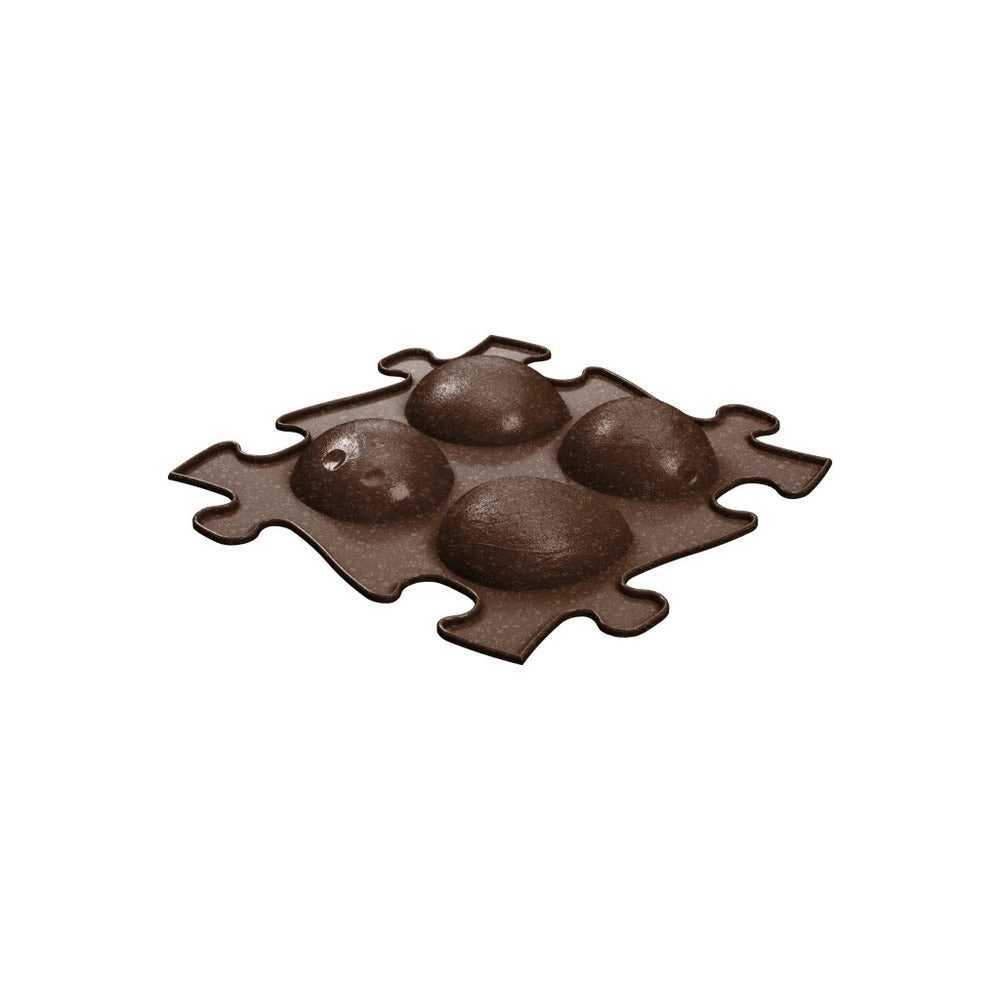 Set covorase ortopedice senzoriale Muffik ECO, pentru stimulare tactila, echilibru si dezvoltare motrica, 6 piese, 29.79 x 29.79 cm, 1+ ani