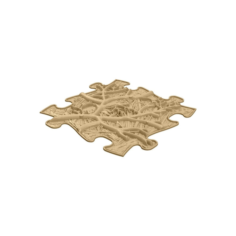 Set covorase ortopedice senzoriale Muffik Baby, pentru stimulare tactila, echilibru si dezvoltare motrica, 6 piese, 29.79 x 29.79 cm, 1+ ani