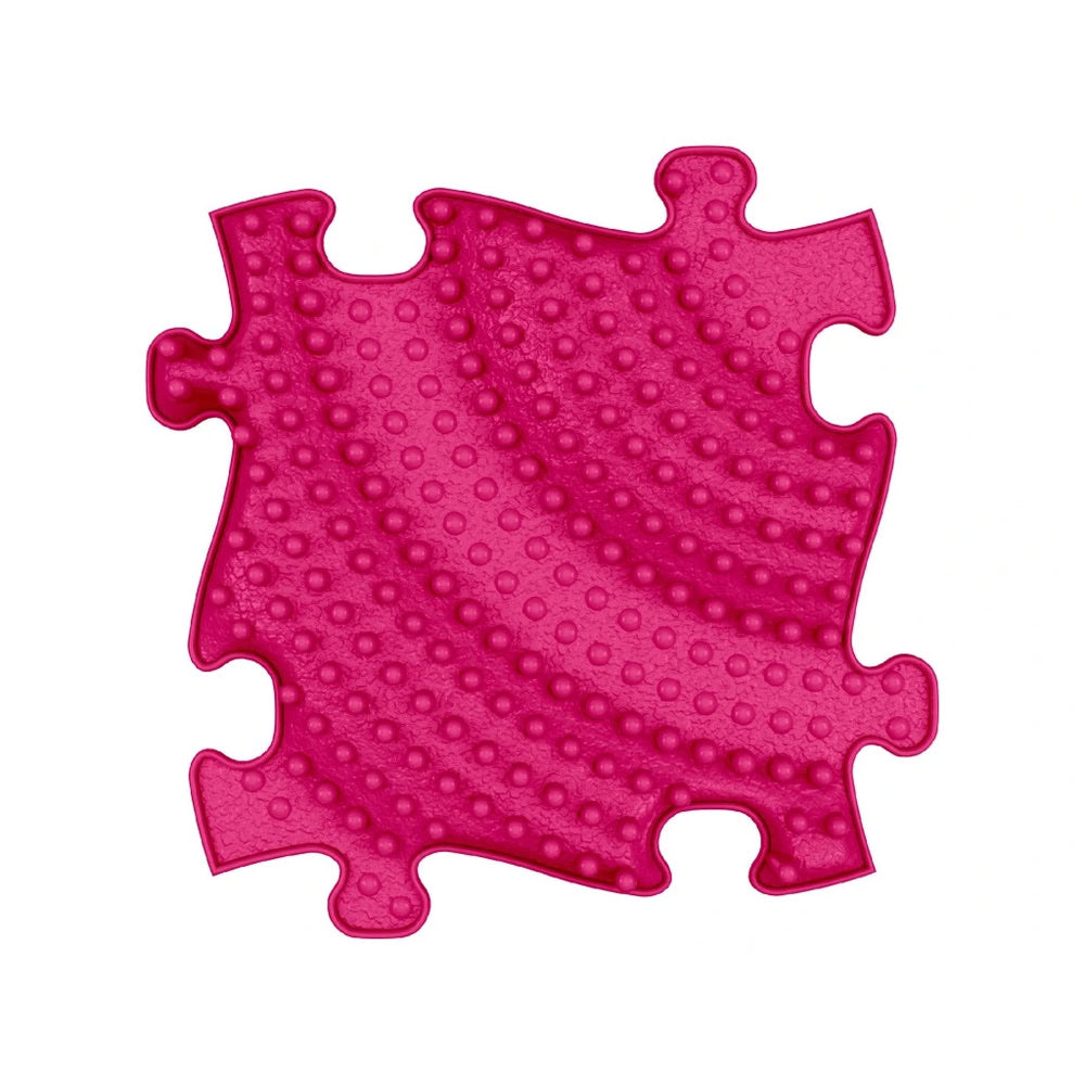 Set covorase ortopedice senzoriale Muffik Think Pink, pentru stimulare tactila, echilibru si dezvoltare motrica, 11 piese, multiple dimensiuni, 1+ ani
