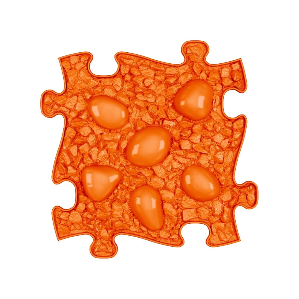 Set covorase ortopedice senzoriale Muffik Medium 1, pentru stimulare tactila, echilibru si dezvoltare motrica, 8 piese, 29.79 x 29.79 cm, 1+ ani