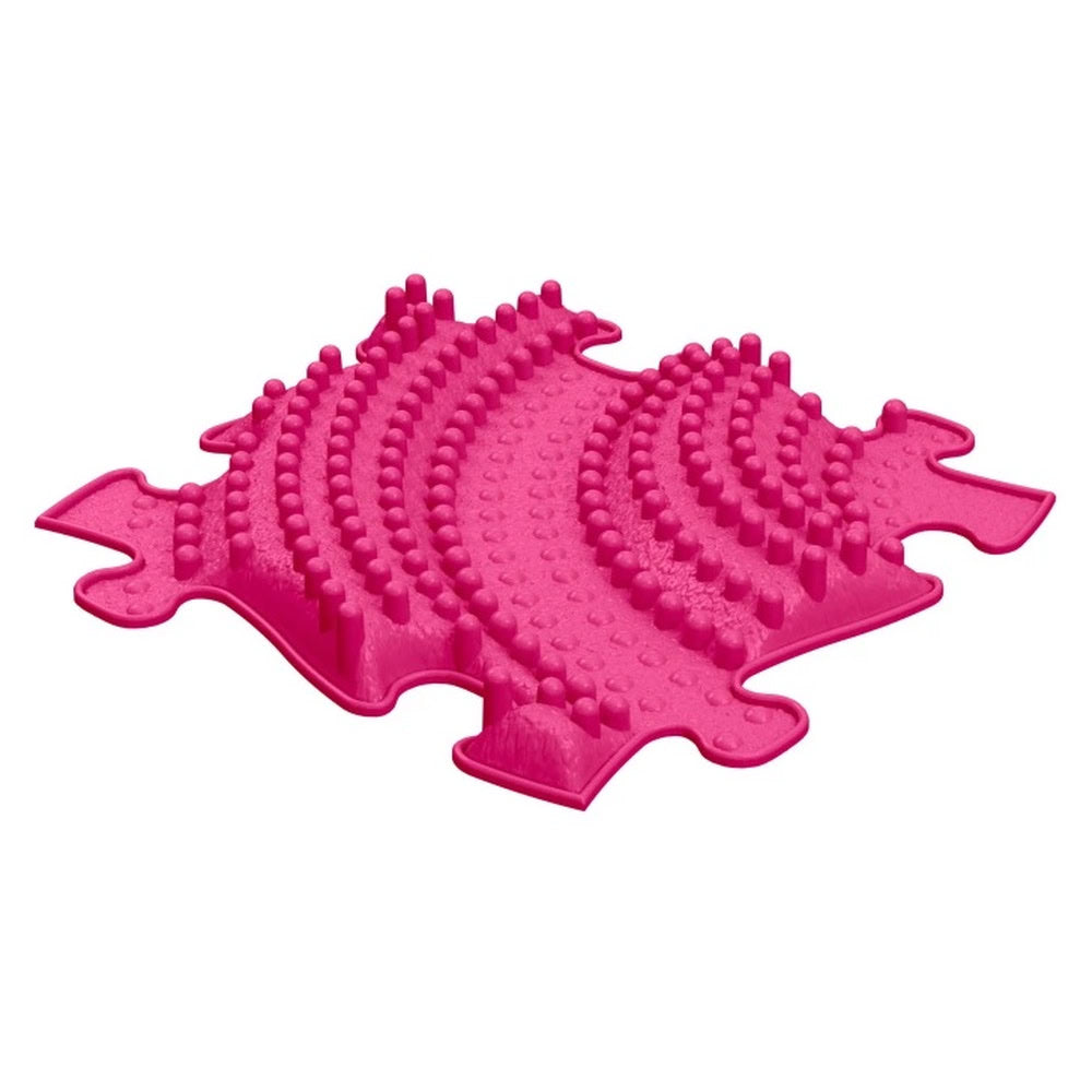 Set covorase ortopedice senzoriale Muffik 3D Addition, pentru echilibru, coordonare si stimulare tactila, 5 piese, 29.79 x 29.79 cm, 1+ ani