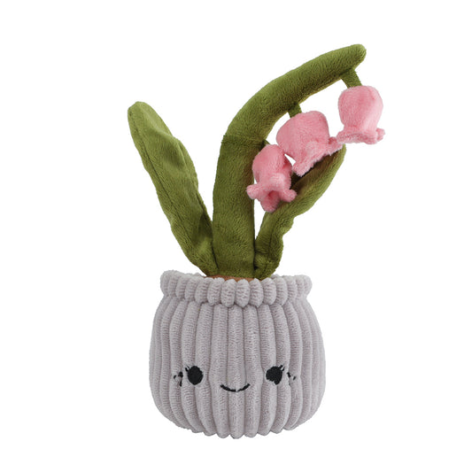 Jucarie de plus – Ghiocel in ghiveci - Roz, 24 cm