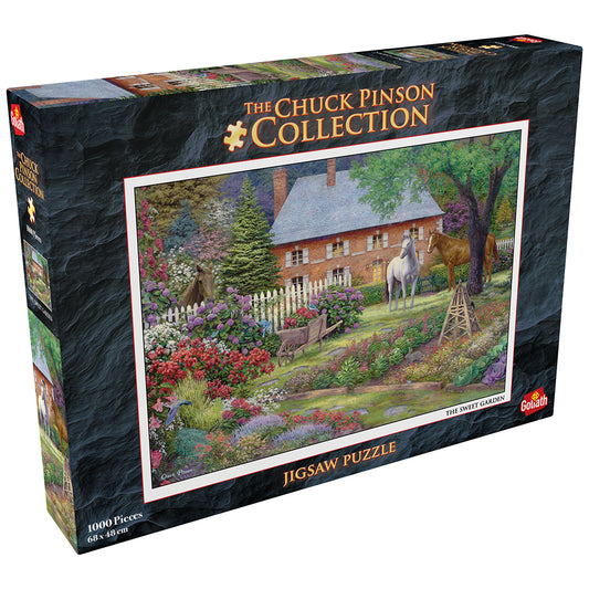 Puzzle Chuck Pinson - Gradina, 1000 piese