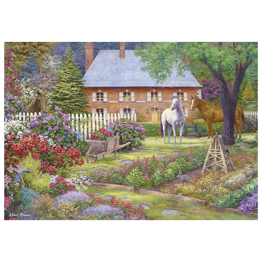 Puzzle Chuck Pinson - Gradina, 1000 piese