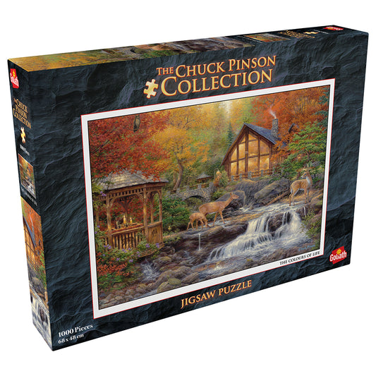 Puzzle Chuck Pinson - Casuta din padure, 1000 piese