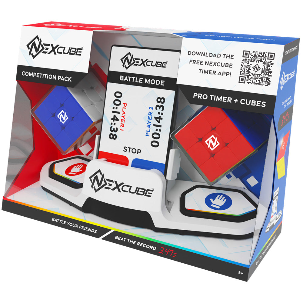 Imagine - Moyu - Nexcube Set Competitional cu 2 cuburi 3x3 si un timer speedcubing inclus