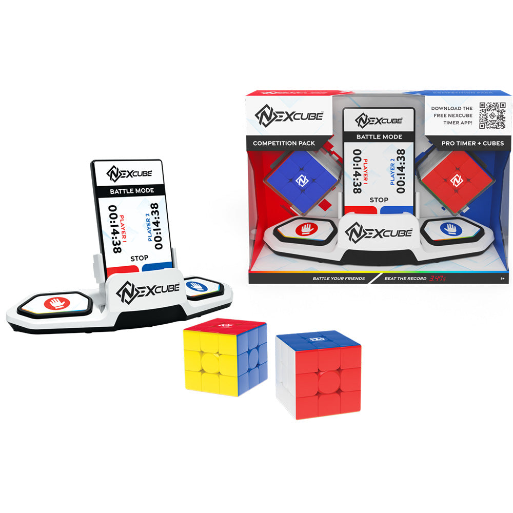 Imagine - Moyu - Nexcube Set Competitional cu 2 cuburi 3x3 si un timer speedcubing inclus