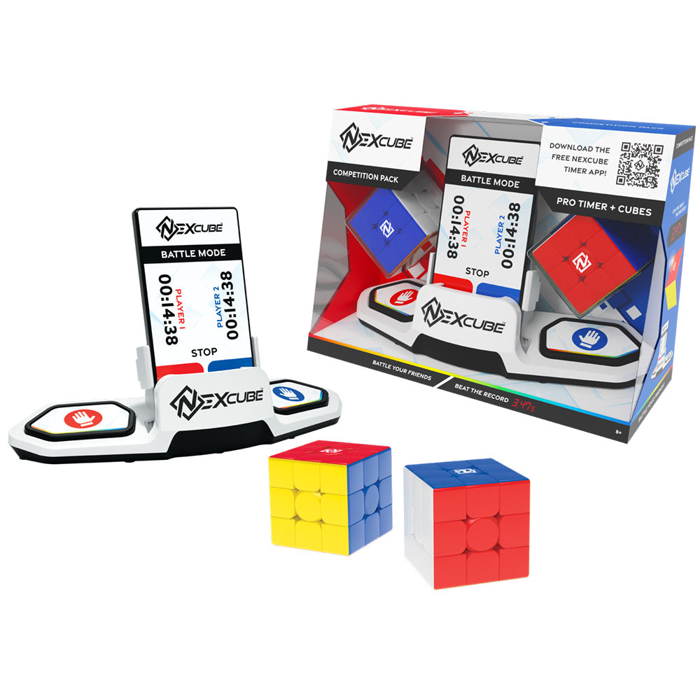 Imagine - Moyu - Nexcube Set Competitional cu 2 cuburi 3x3 si un timer speedcubing inclus