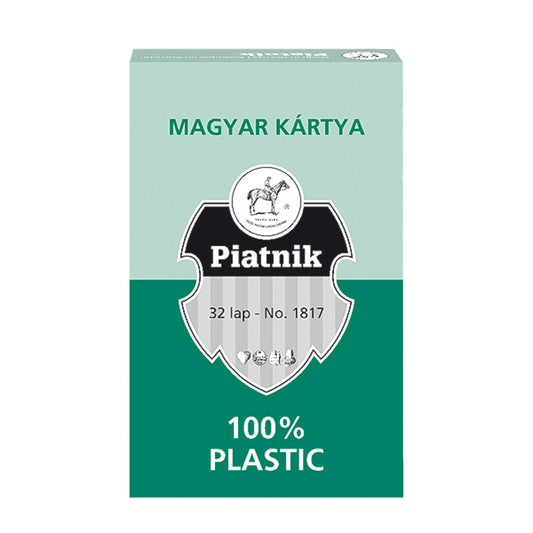 Imagine Carti de joc Unguresti, 100% plastic - Piatnik