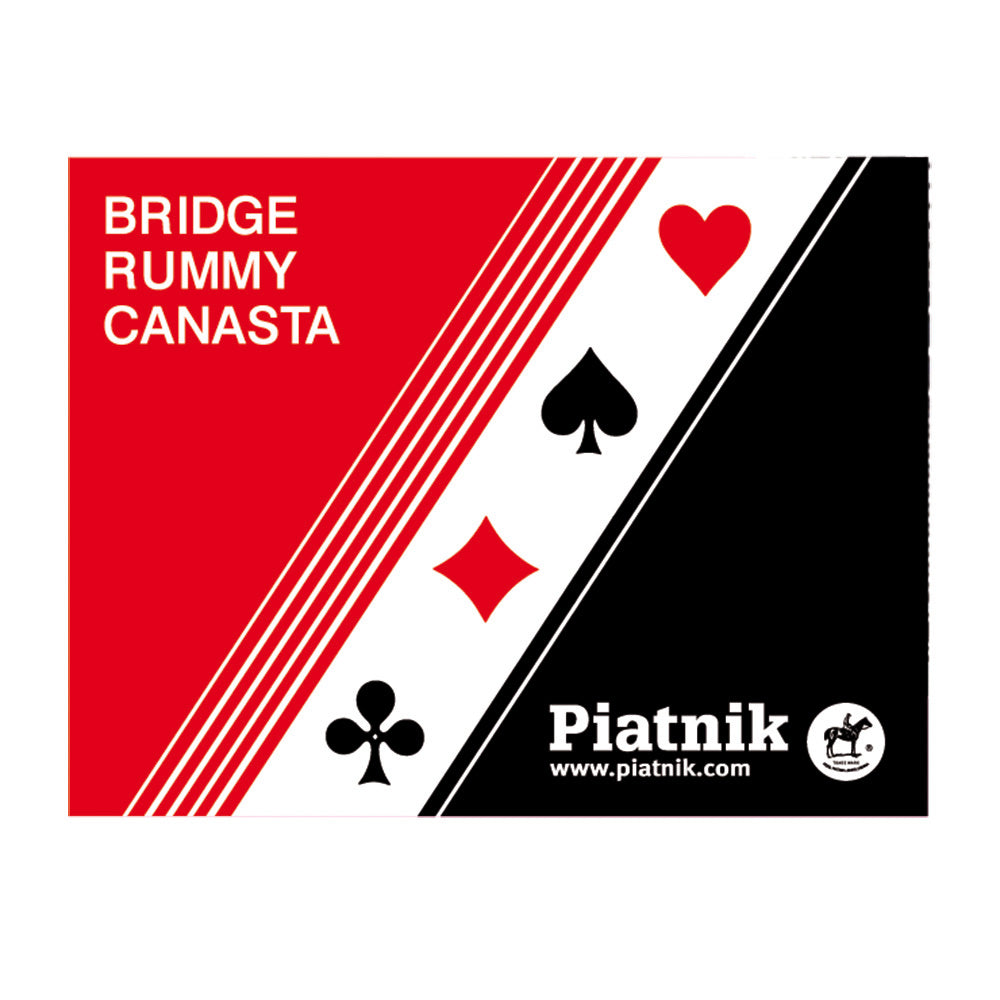 Imagine Set carti de joc Poker, Bridge, Canasta, 2 pachete - Piatnik