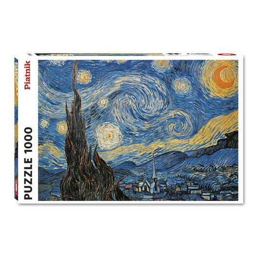Puzzle Piatnik, The Starry Night - Vincent van Gogh, 1000 piese