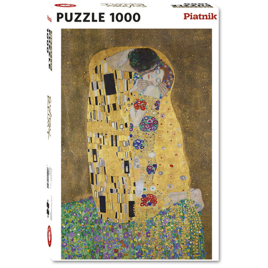 Puzzle Piatnik, The Kiss - Gustav Klimt, 1000 piese