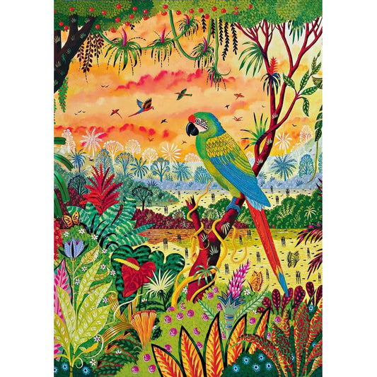 Puzzle Piatnik, Scarlet Macaw Jungle, 1000 piese