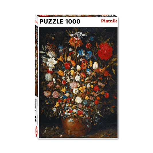 Puzzle Piatnik, Flower Still Life - Jan Brueghel the Elder, 1000 piese