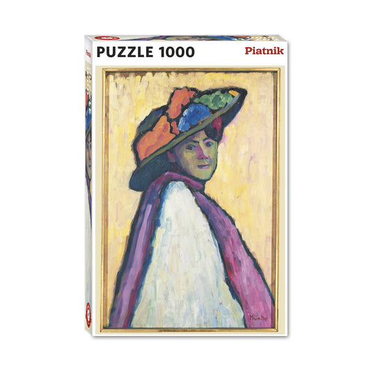 Puzzle Piatnik, Portrait of Marianne von Werefkin - Gabriele Münter, 1000 piese