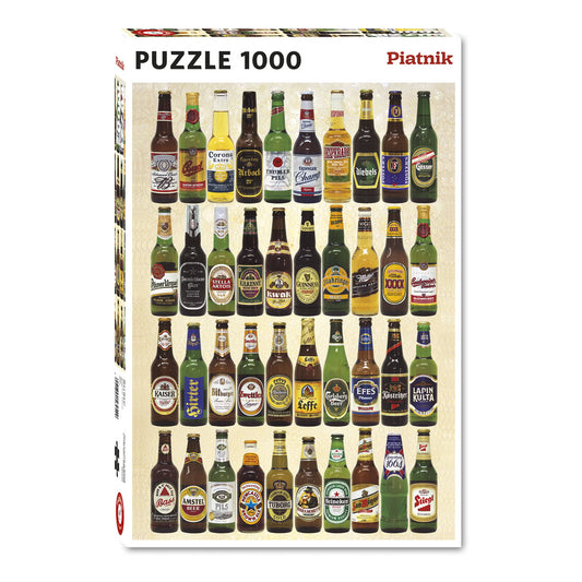 Puzzle Piatnik, Beer Collection, 1000 piese