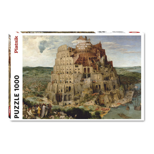 Puzzle Piatnik, The Tower of Babel – Pieter Bruegel the Elder, 1000 piese