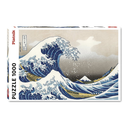 Puzzle Piatnik, The Great Wave of Kanagawa - Hokusai, 1000 piese