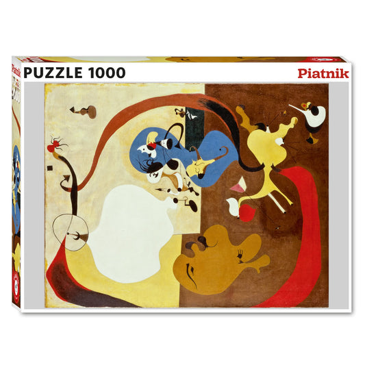 Puzzle Piatnik, Dutch Interior - Joan Miró, 1000 piese