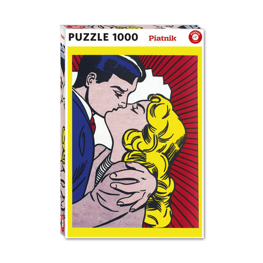 Puzzle Piatnik, Kiss III - Roy Lichtenstein, 1000 piese