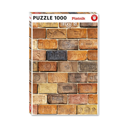 Puzzle Piatnik, Brick Wall Pattern, 1000 piese