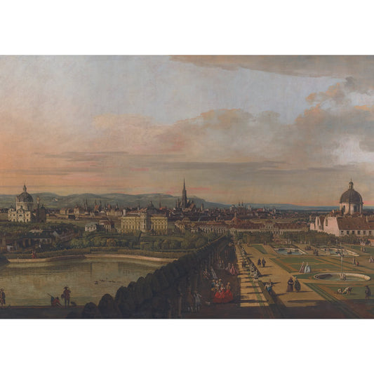 Puzzle Piatnik, Vienna from Belvedere - Canaletto, 1000 piese