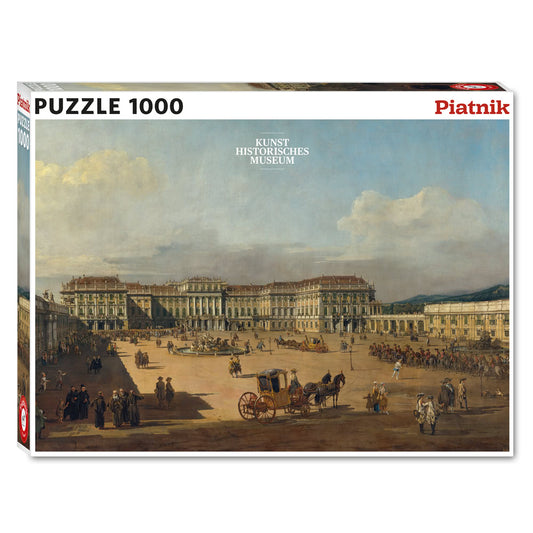 Puzzle Piatnik, Schönbrunn Courtyard - Canaletto, 1000 piese
