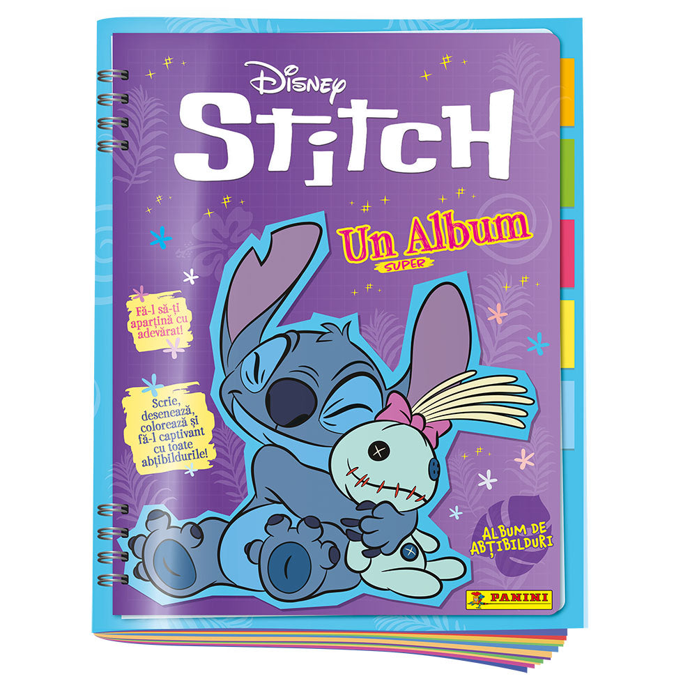 20 Albume interactive cu stickere - Stitch