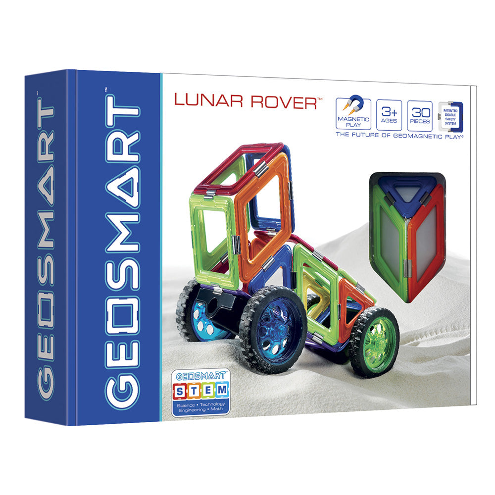 Joc magnetic Geo Smart, Lunar Rover, Masina spatiala, 30 piese