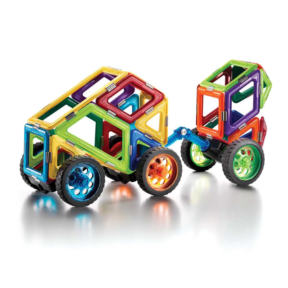 Joc magnetic Geo Smart, Space Truck, Camionul spatial, 42 piese