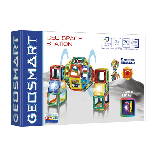 Joc magnetic Geo Smart, GeoSpace Station, Statia Geospatiala, 70 piese