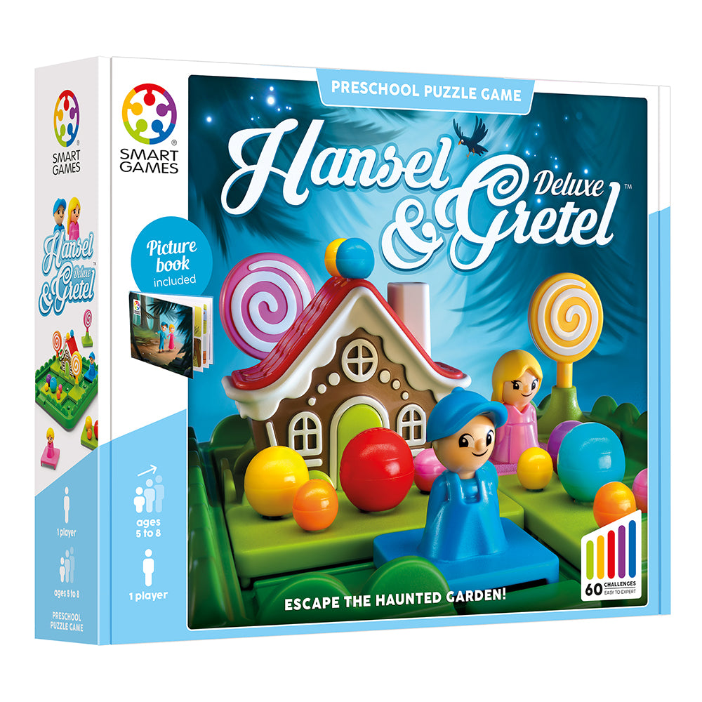 Smart Games - Hansel & Gretel, joc de logica cu 60 de provocari, 5+ ani, editie internationala