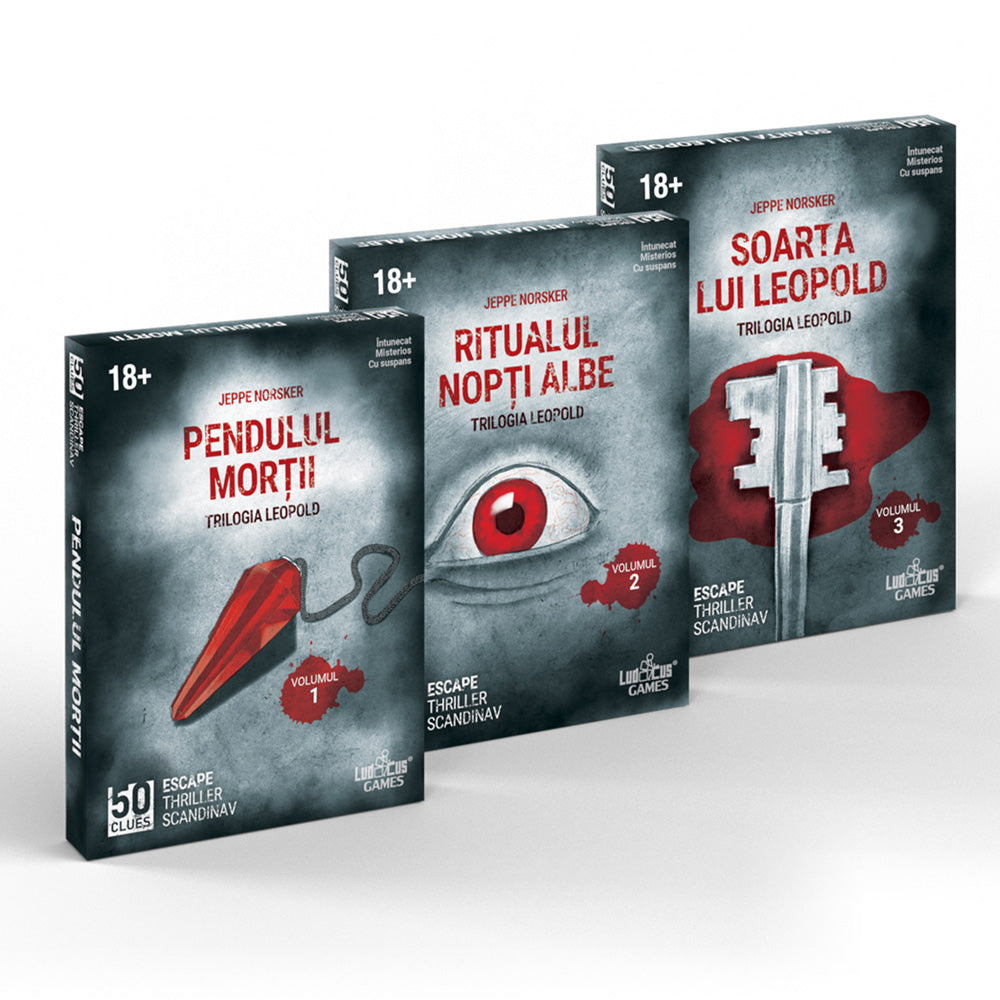 Pachet : 50 Clues - Pendulul Mortii + Ritualul Nopti Albe + Soarta lui Leopold