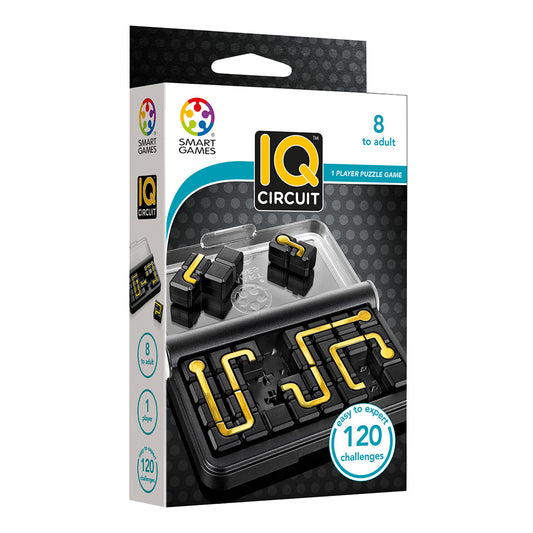 Smart Games - IQ Circuit, joc de logica cu 120 de provocari, 8+ ani, editie internationala