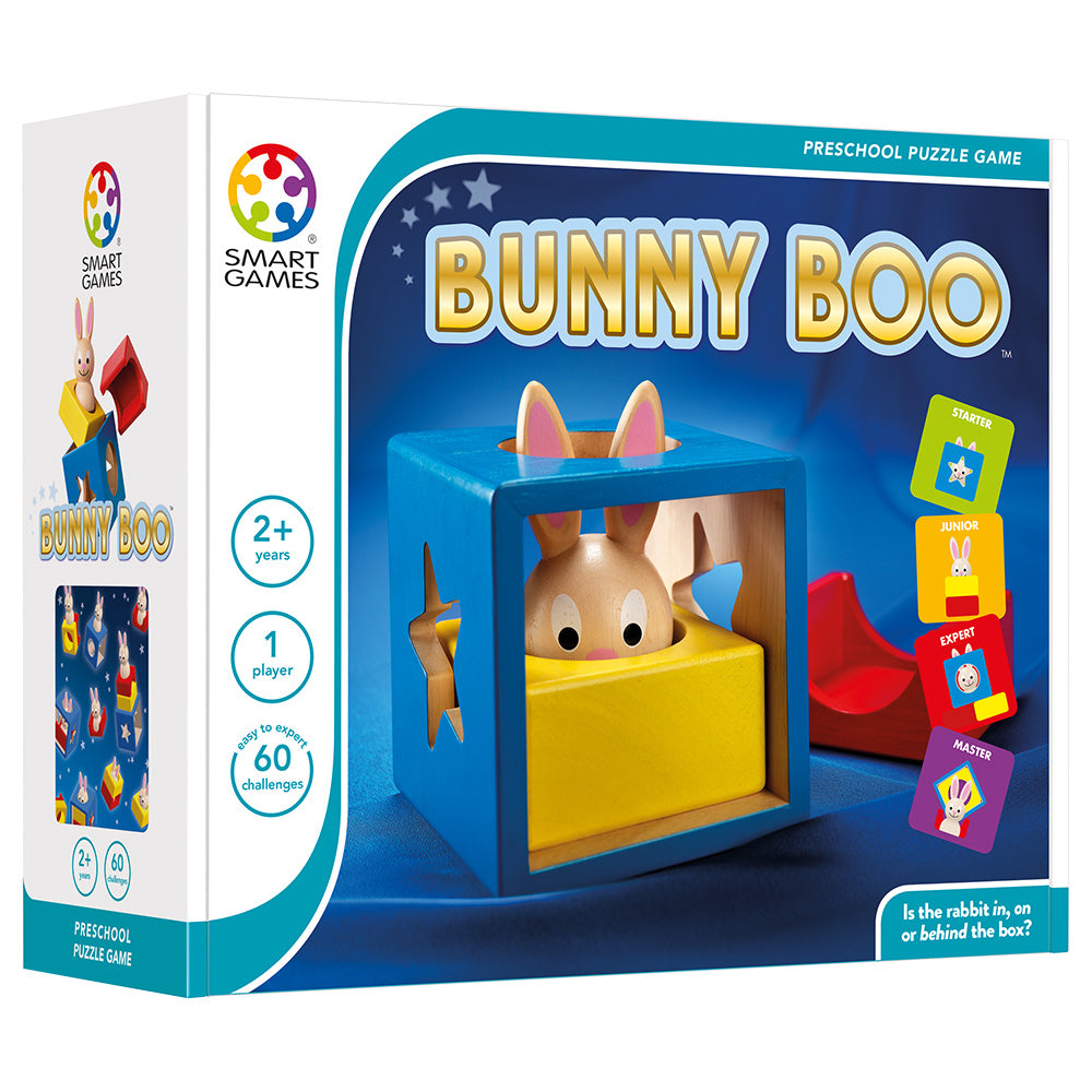 Smart Games - Bunny Boo, joc de logica cu 60 de provocari, 2+ ani, editie internationala