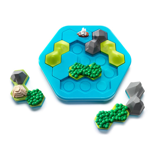 Smart Games - Treasure Island, joc de logica cu 80 de provocari, 8+ ani, editie internationala