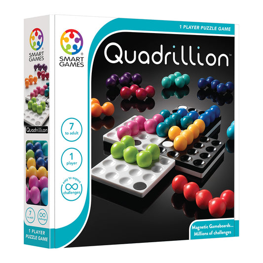 Smart Games - Quadrillion, joc de logica cu 60 de provocari, 7+ ani, editie internationala