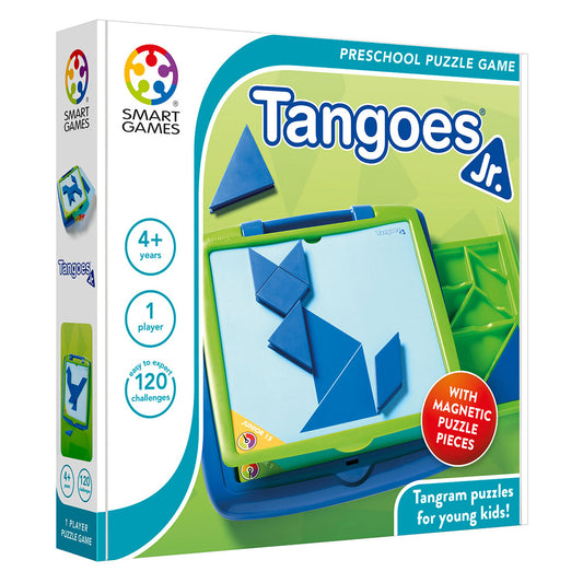 Smart Games - Tangoes Jr., joc de logica cu 120 de provocari, 4+ ani, editie internationala