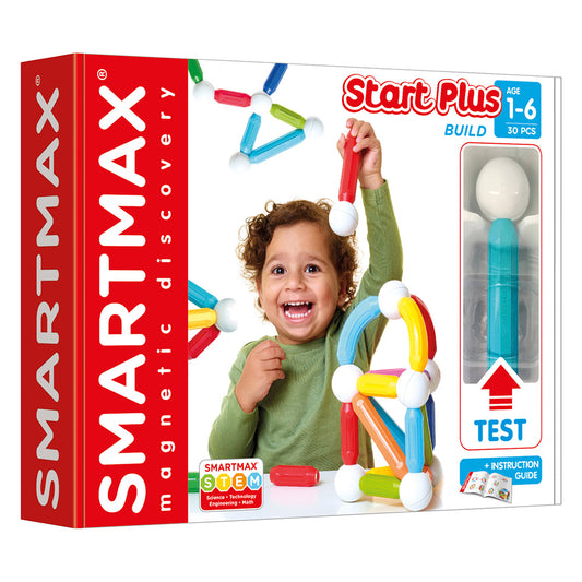 Joc magnetic Smart Max, Start +, Setul incepatorilor plus, 30 piese