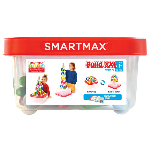 Joc magnetic Smart Max, Build XXL, Constructii XXL, 70 piese