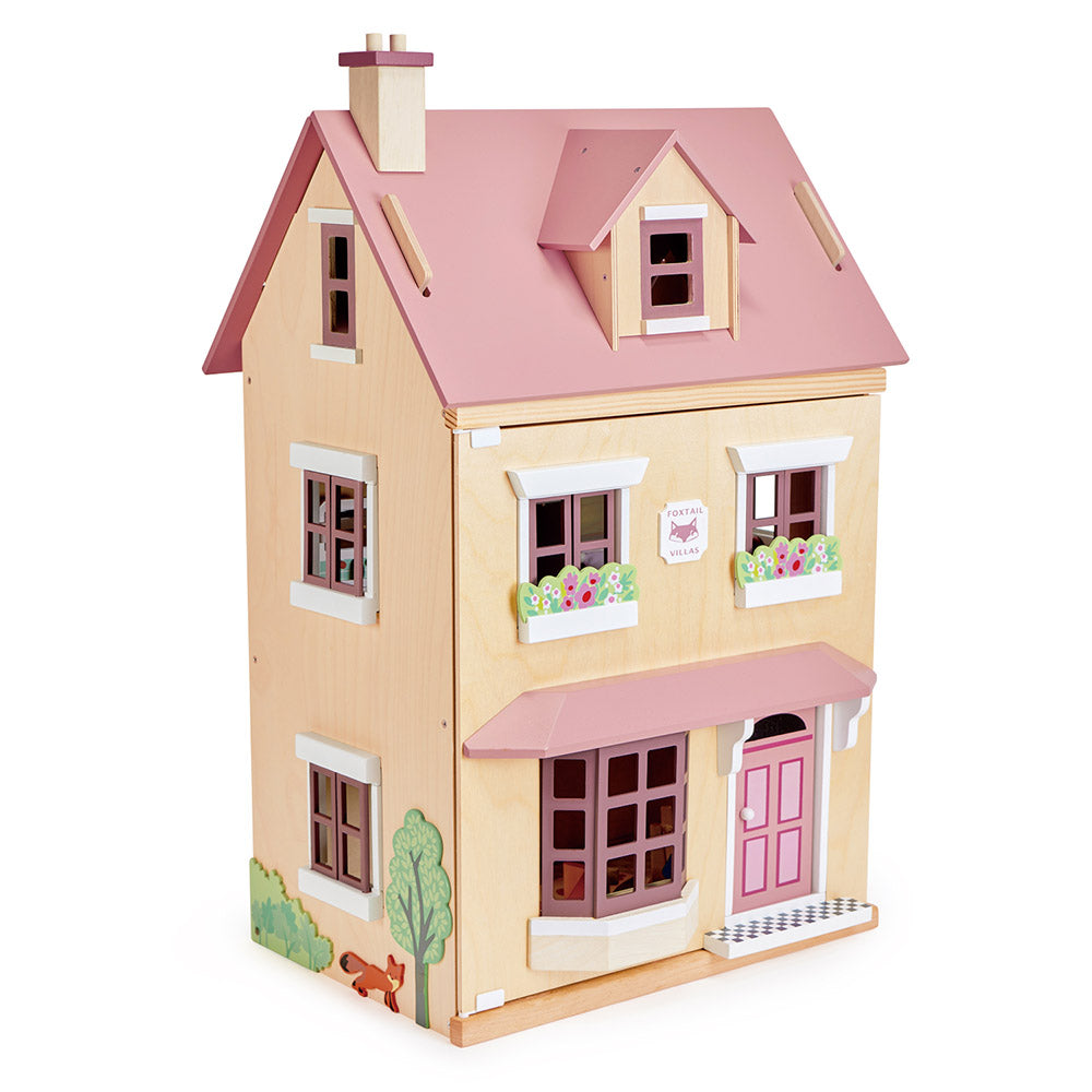 Casuta urbana de papusi, din lemn premium Foxtail Villa - TL8128