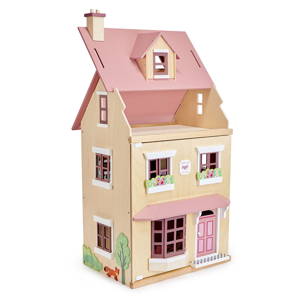 Casuta urbana de papusi, din lemn premium Foxtail Villa - TL8128