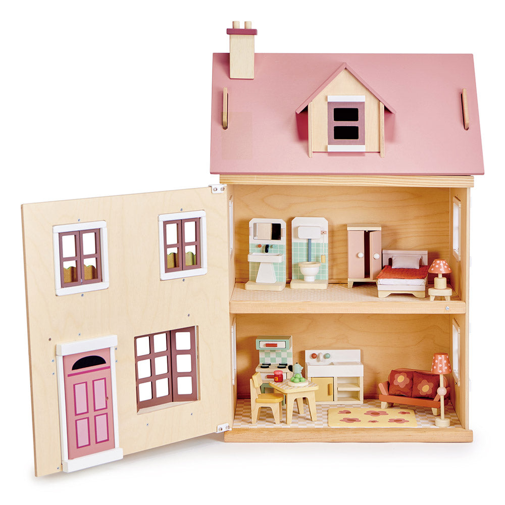 Casuta urbana de papusi, din lemn premium Foxtail Villa - TL8128