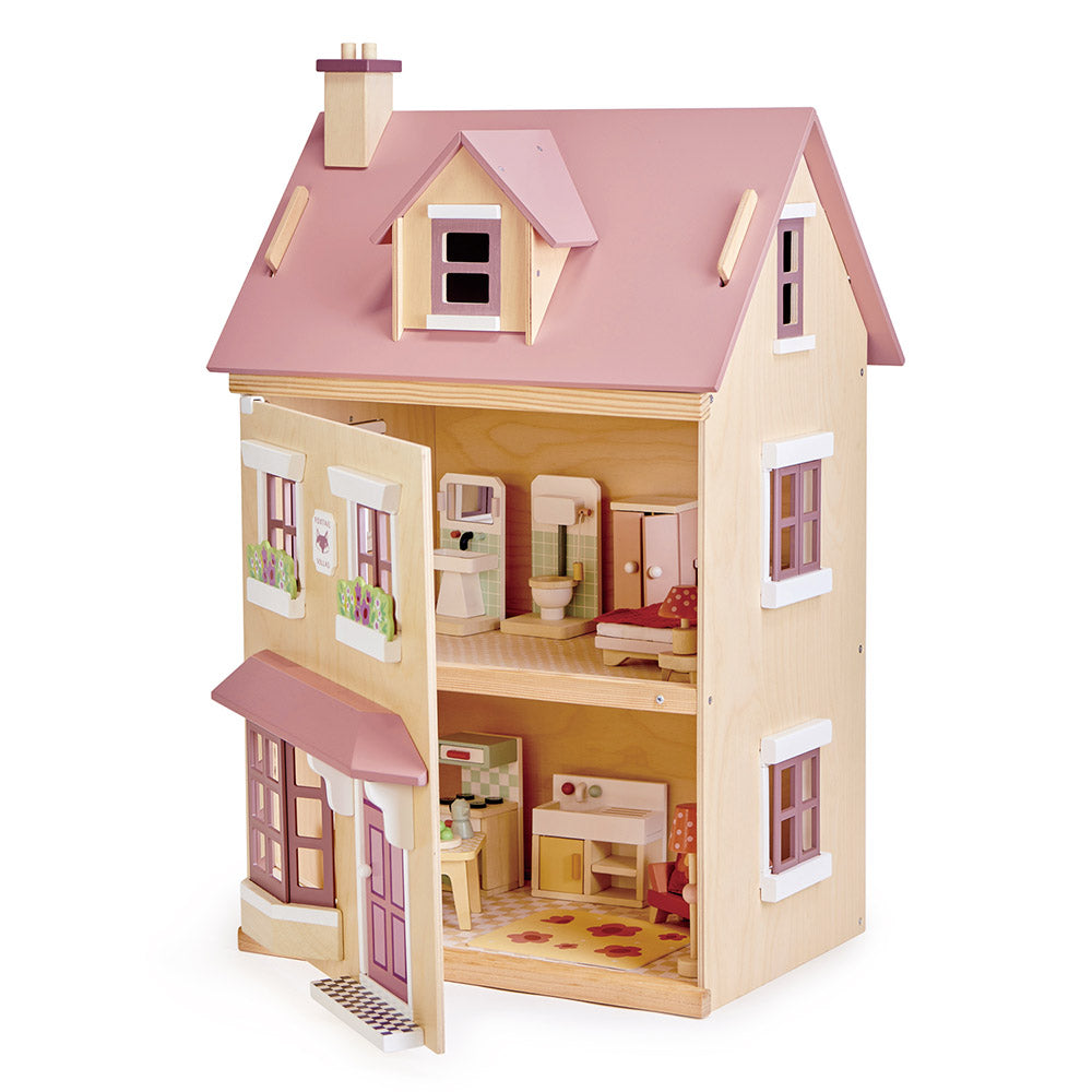 Casuta urbana de papusi, din lemn premium Foxtail Villa - TL8128