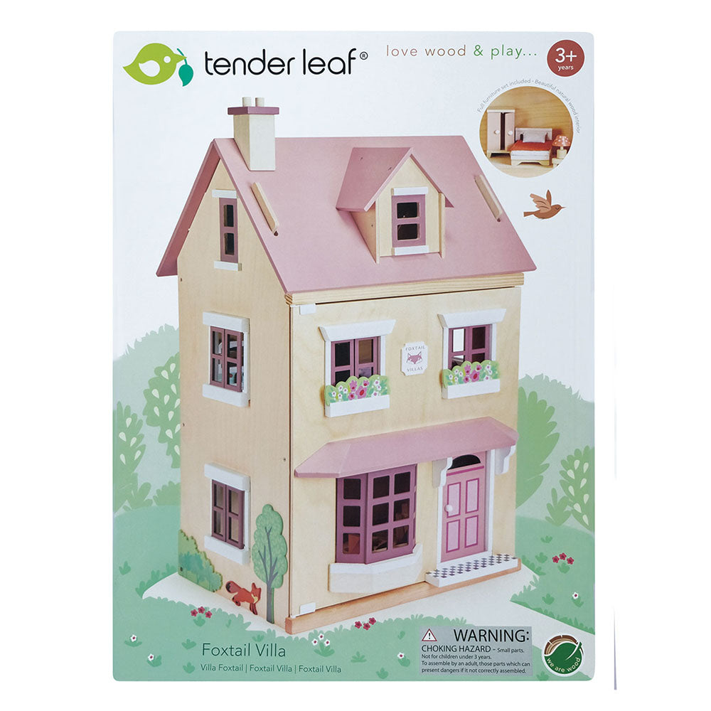 Casuta urbana de papusi, din lemn premium Foxtail Villa - TL8128