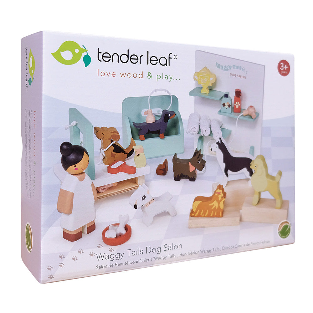 Salon catelusi, din lemn premium - Waggy Tails Dog Salon - TL8168