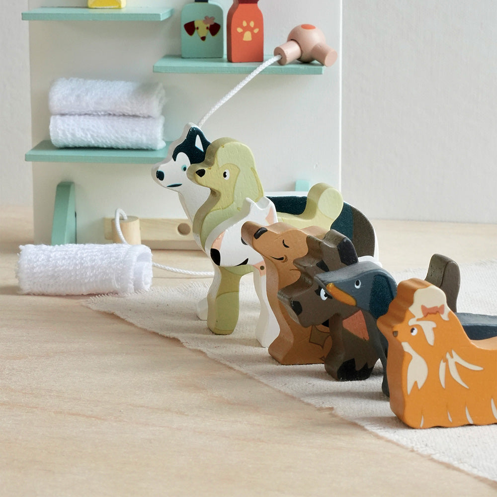 Salon catelusi, din lemn premium - Waggy Tails Dog Salon - TL8168
