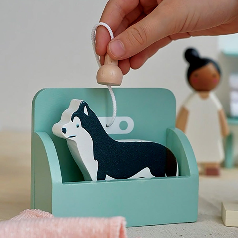 Salon catelusi, din lemn premium - Waggy Tails Dog Salon - TL8168